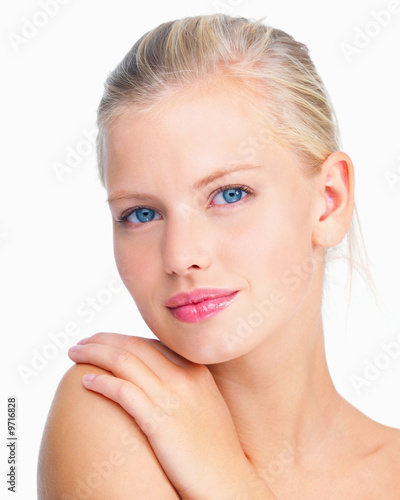 Photo: Isolated portrait of a natural beauty Isolated portrait of a natural beauty