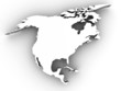 Northern America. 3d