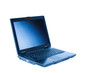 laptop on white