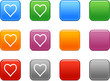 Color buttons with heart icon