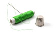 sewing kit isolated on a white background