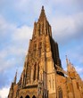 Ulmer Münster im Abendlicht