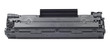 New plastic black cartridge isolated over white