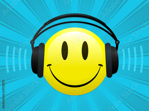 Cute Smiley Faces on Smiley With Headphones    Adrian Niederh  User  9756850   See