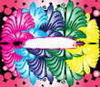 Tropical abstract background
