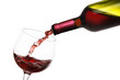Pouring red wine