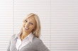 Young natural woman with blond hair