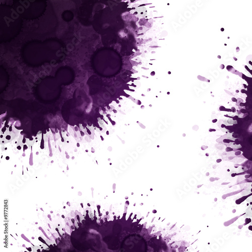 Ilustración: taches violet fond blanc taches violet fond blanc