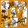 composition for jazz illustration