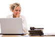 legal concept in business with gavel, book