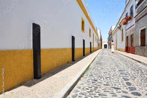 Photo: Lonely girl in the street Lonely girl in the street