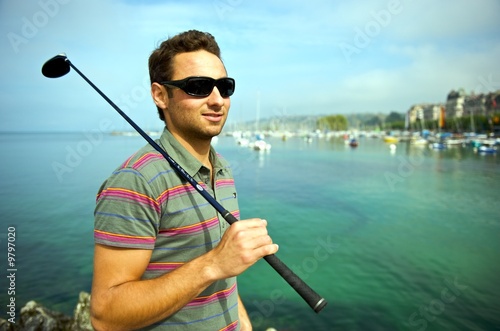 Photo: Golfer Golfer