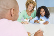 Family Eating A meal,mealtime Together