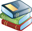 Icon of three stacked books