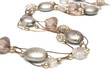 grey jewelry isolated on white