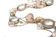 grey jewelry isolated on white