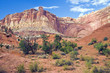 Rocky Bluffabove a wash in Capitol Reef National Park, Utah