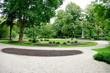 Allées dans un parc public, Allemagne. Allées dans un parc public, Allemagne.