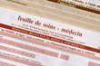 feuille,soin,soins,assurance, carte, vitale, docteur, hopitaux, feuille,soin,soins,assurance, carte, vitale, docteur, hopitaux,