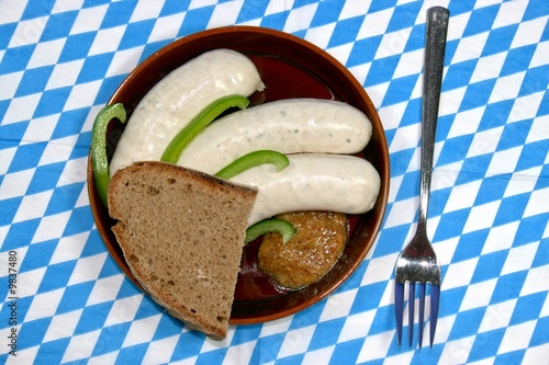 Foto: weisswürste mit brot weisswürste mit brot