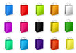 Colored shopping bags