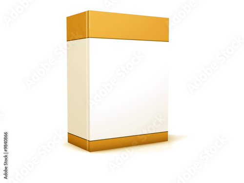 Packaging orange blanc