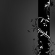 fond floral noiet blanc fond floral noiet blanc