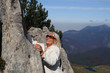 Foto: Senior Lady is climbing Senior Lady is climbing