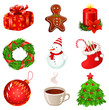 christmas icon set christmas icon set