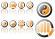 Vector logo and design symbols