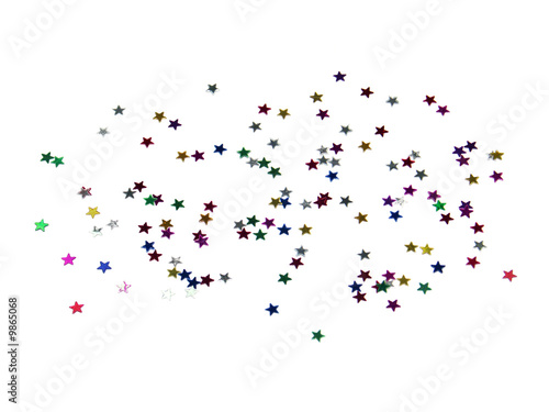 des confettis d'étoiles des confettis d'étoiles