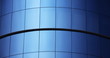 office building in blue tones