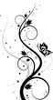 Abstract flower background, element for design.
