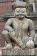 Statue Guarding the Steps to a Hindu Temple Statue Guarding the Steps to a Hindu Temple