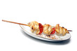 chicken kebab isolated
