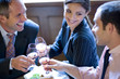 Business people having a drink