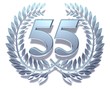 55 laurel wreath silver