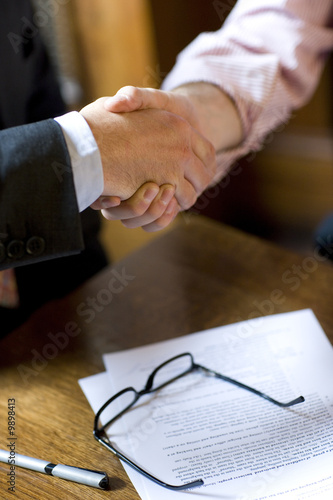 Photo: A handshake close up A handshake close up