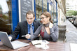 Foto: Young business people couple Young business people couple