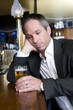 A man with a beer