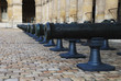 Cannons in the courtyard of Invalides. Paris, France
