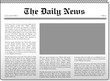 vector newspaper illustration
