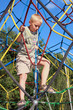 Boy on ropes