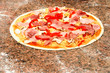 making pizza