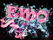 Emo music illustration