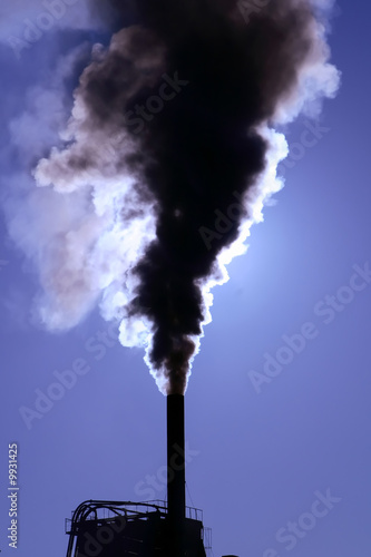 Photo: Smokestack Pollution Smokestack Pollution