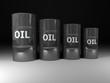 fine image 3d of classic oil barrel background