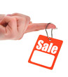 hand holding price tag photo does not infringe any copyright