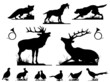Gibier silhouettes