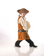 Photo: A little girl dresses as a pirate for Halloween A little girl dresses as a pirate for Halloween